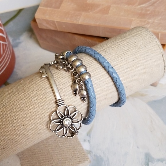 Premier Designs Jewelry - Premier Designs Key Keeper Leather Wrap Bracelet